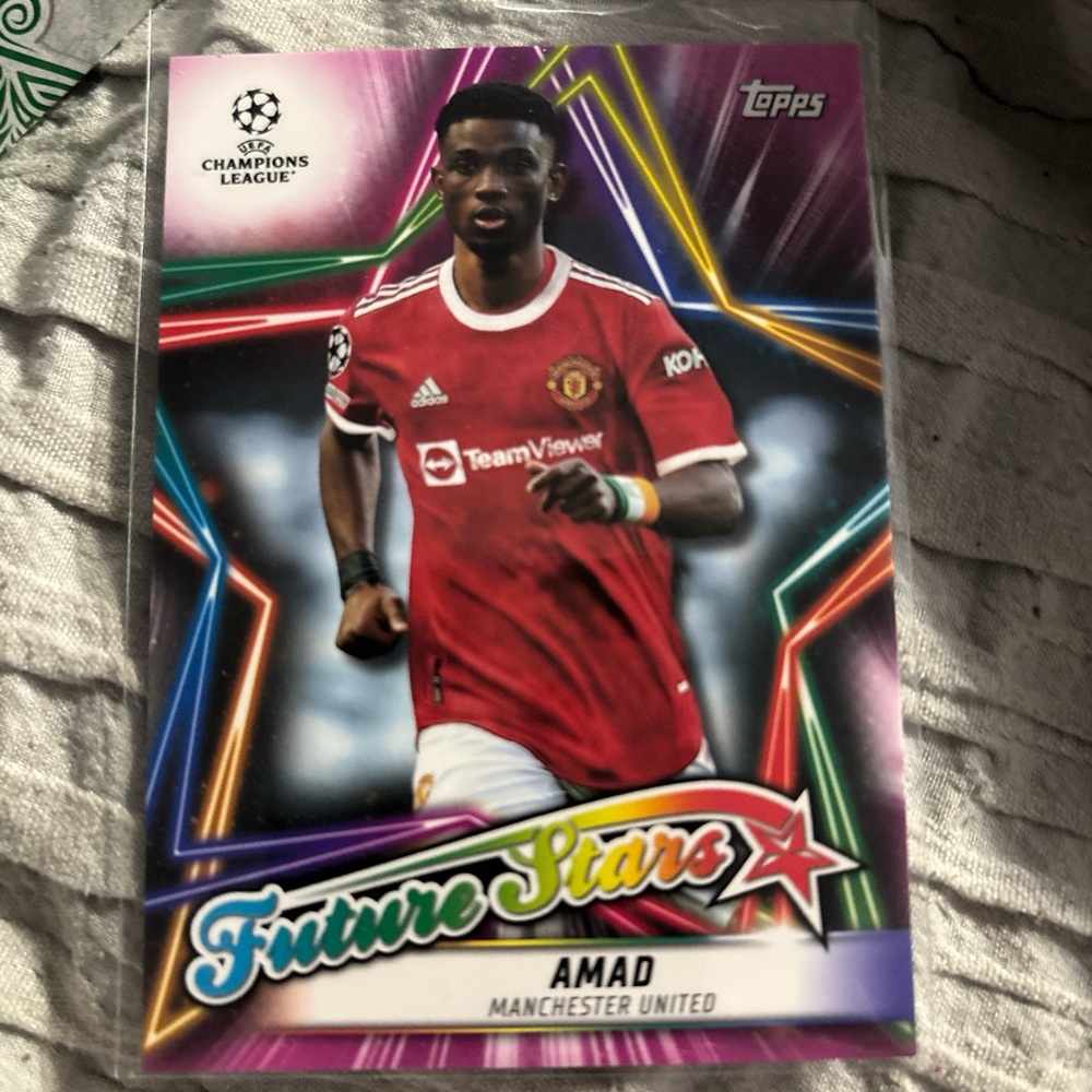 Topps Future Stars Card with Colorful Star Design